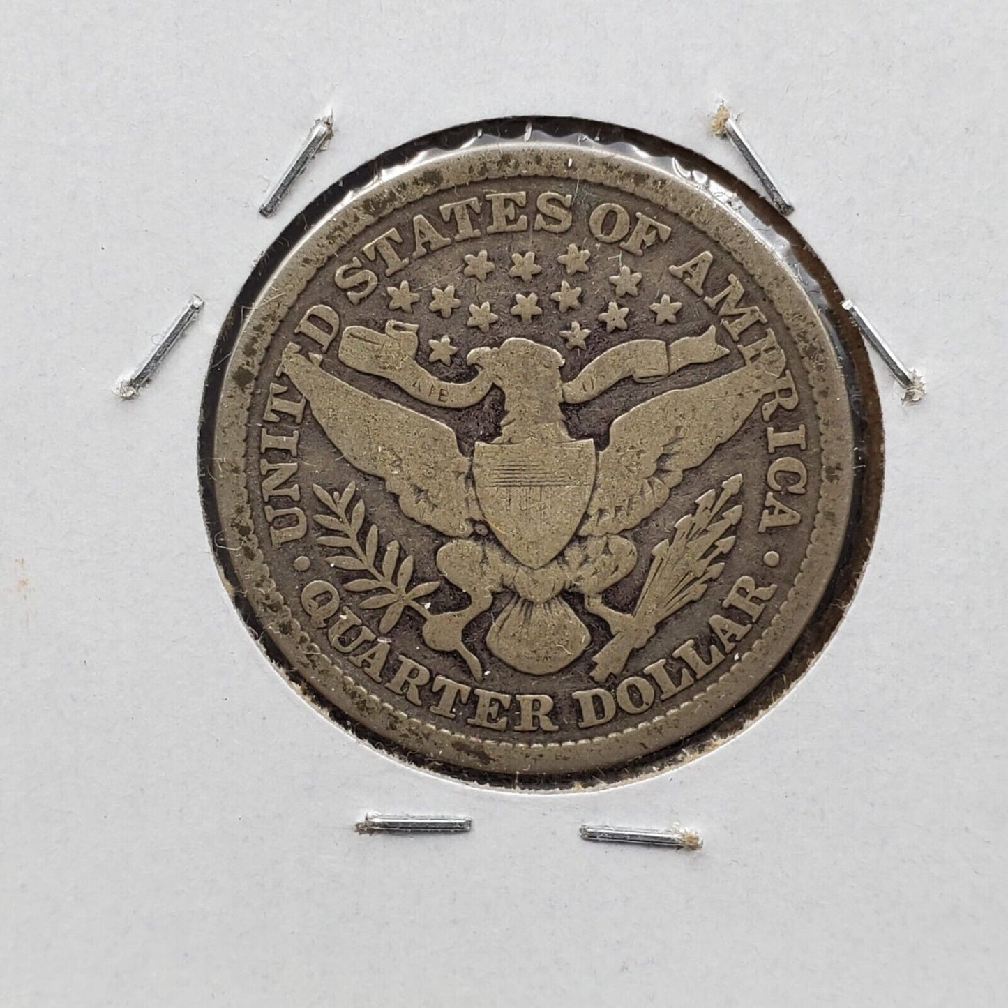 1899 P 25C Barber Silver Quarter Coin Choice VG VERY GOOD Circulated