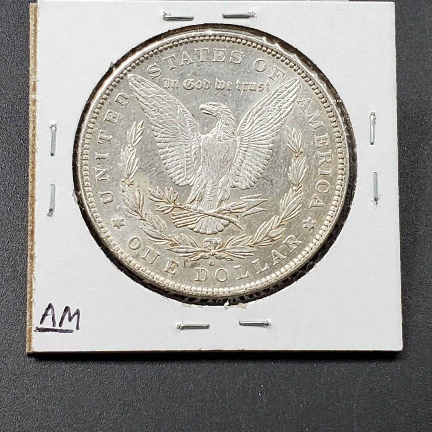 1880 O Morgan Silver Dollar Variety Coin Average UNC Micro o Vam Variety
