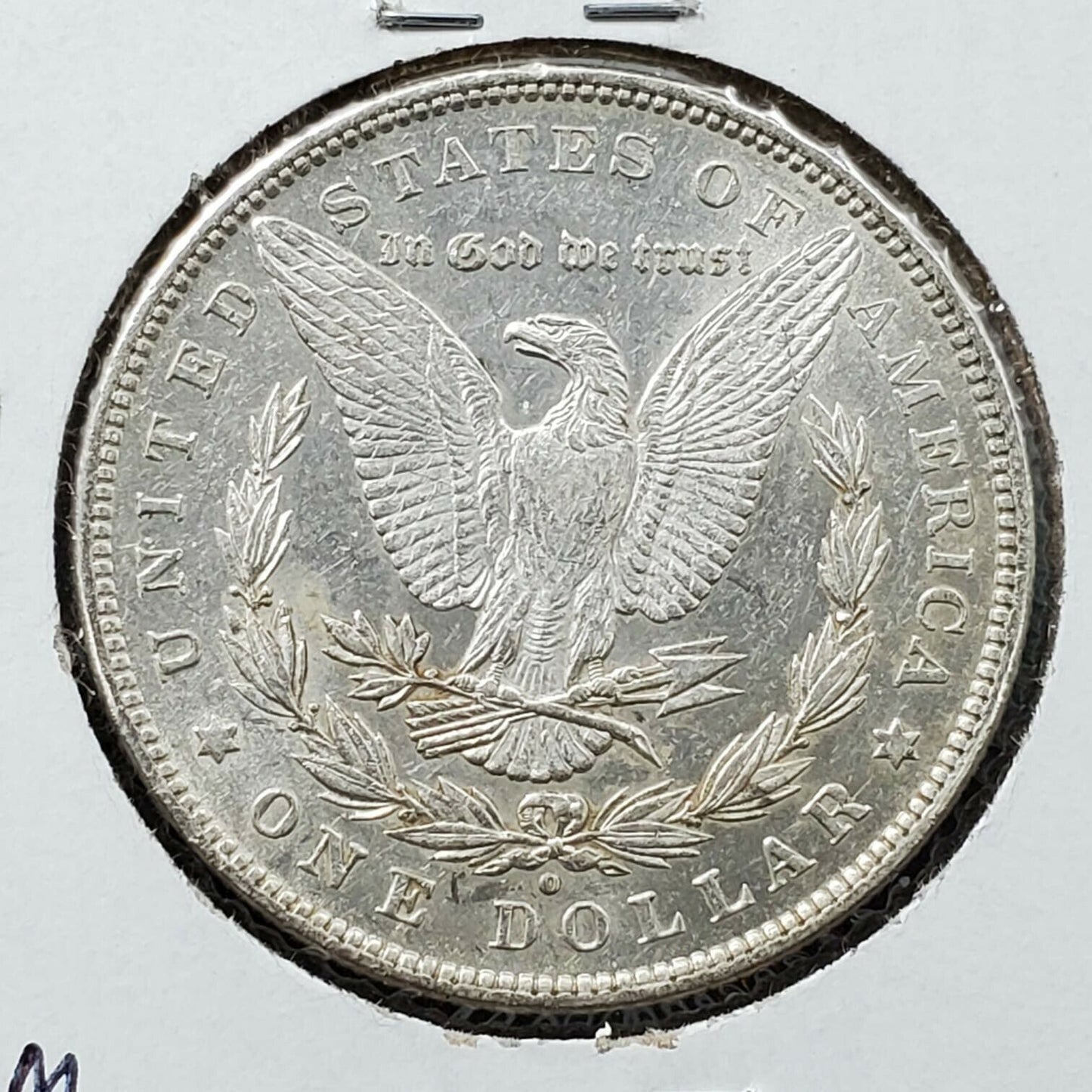 1880 O Morgan Silver Dollar Variety Coin Average UNC Micro o Vam Variety
