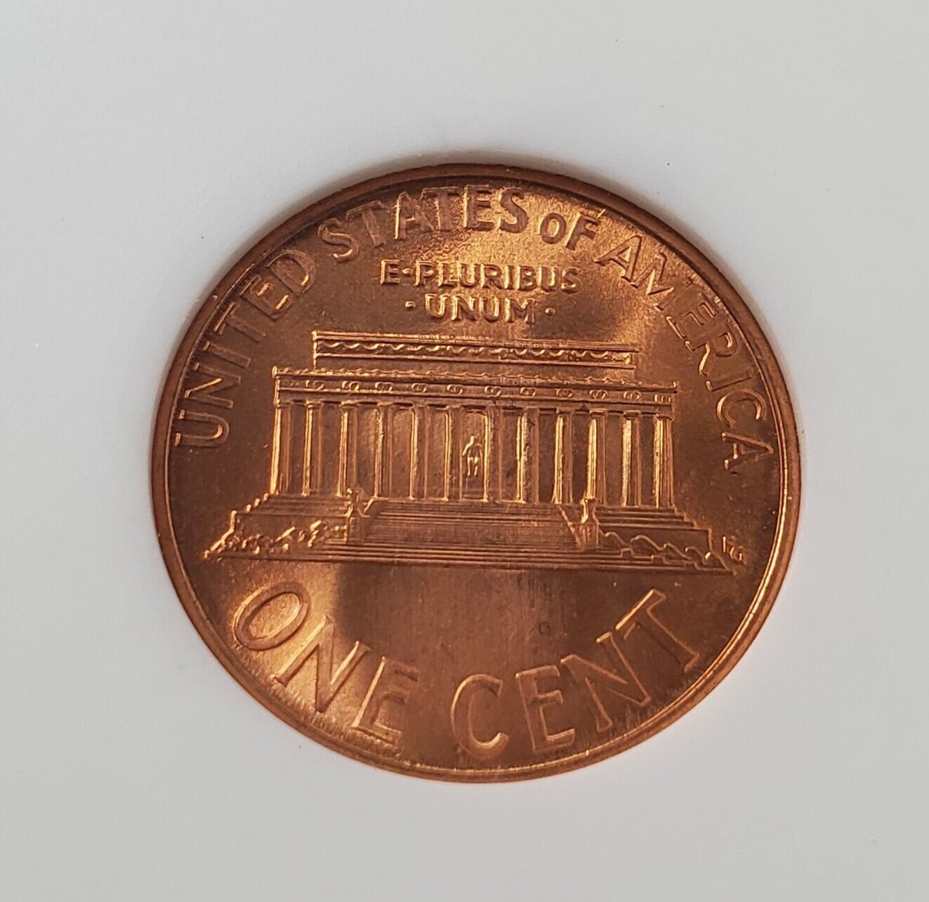 1995 P Lincoln Memorial Cent Penny Coin ANACS MS67 RED OBV DIE DAMAGE