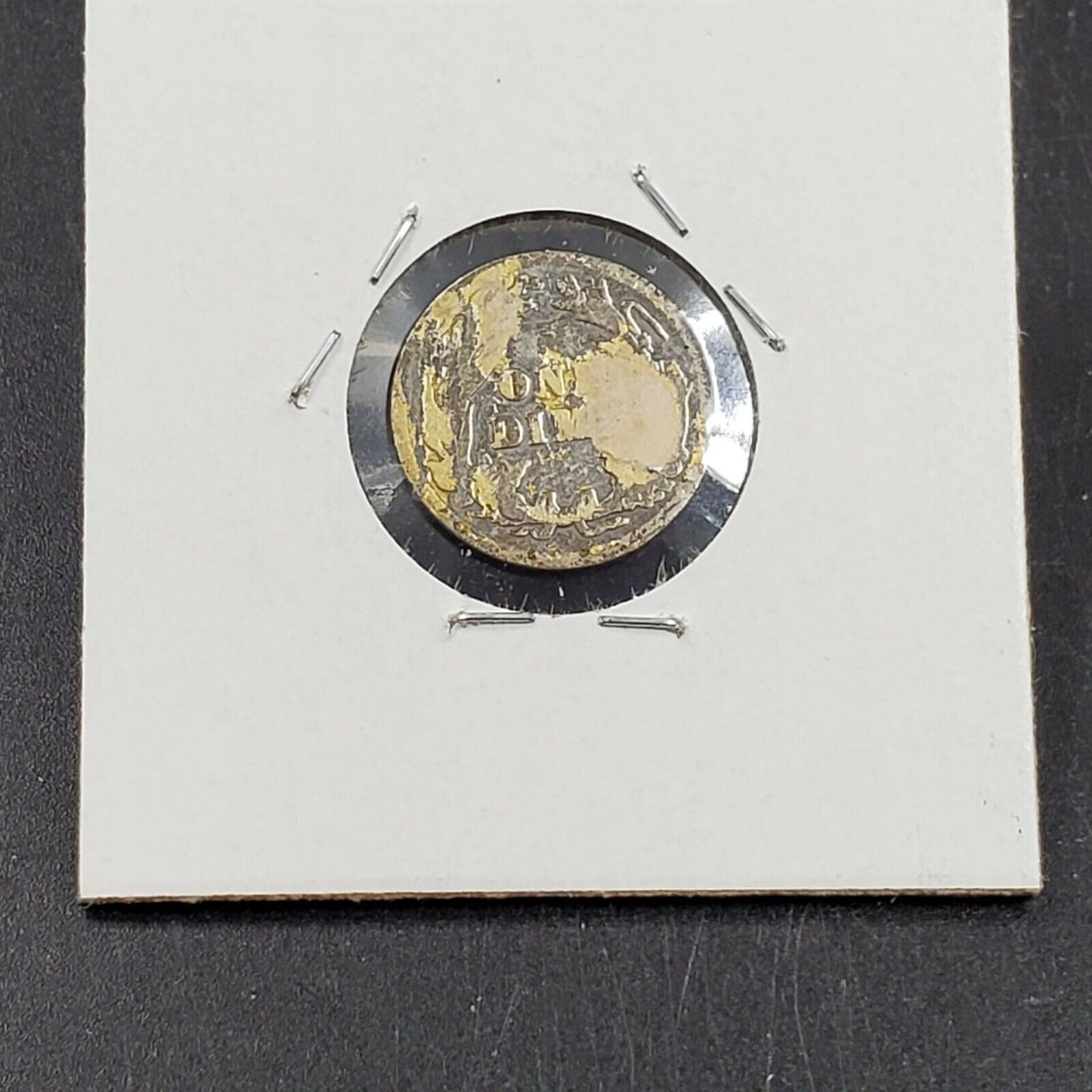 1915 P Barber Silver Dime Coin Choice Circulated PQ ORIGINAL ALBUM TONING