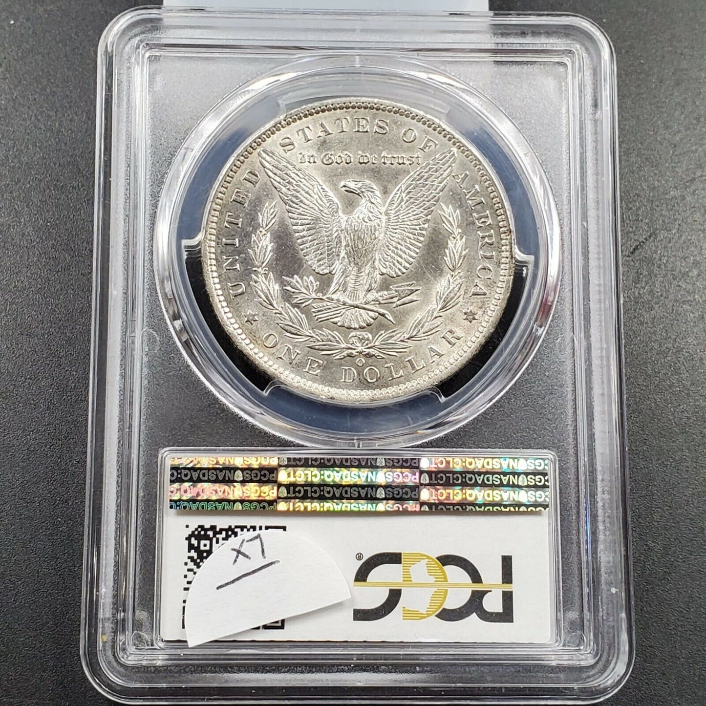 1884 O Morgan Silver Eagle Dollar Coin PCGS MS61 NEW ORLEANS 150th Anniversary
