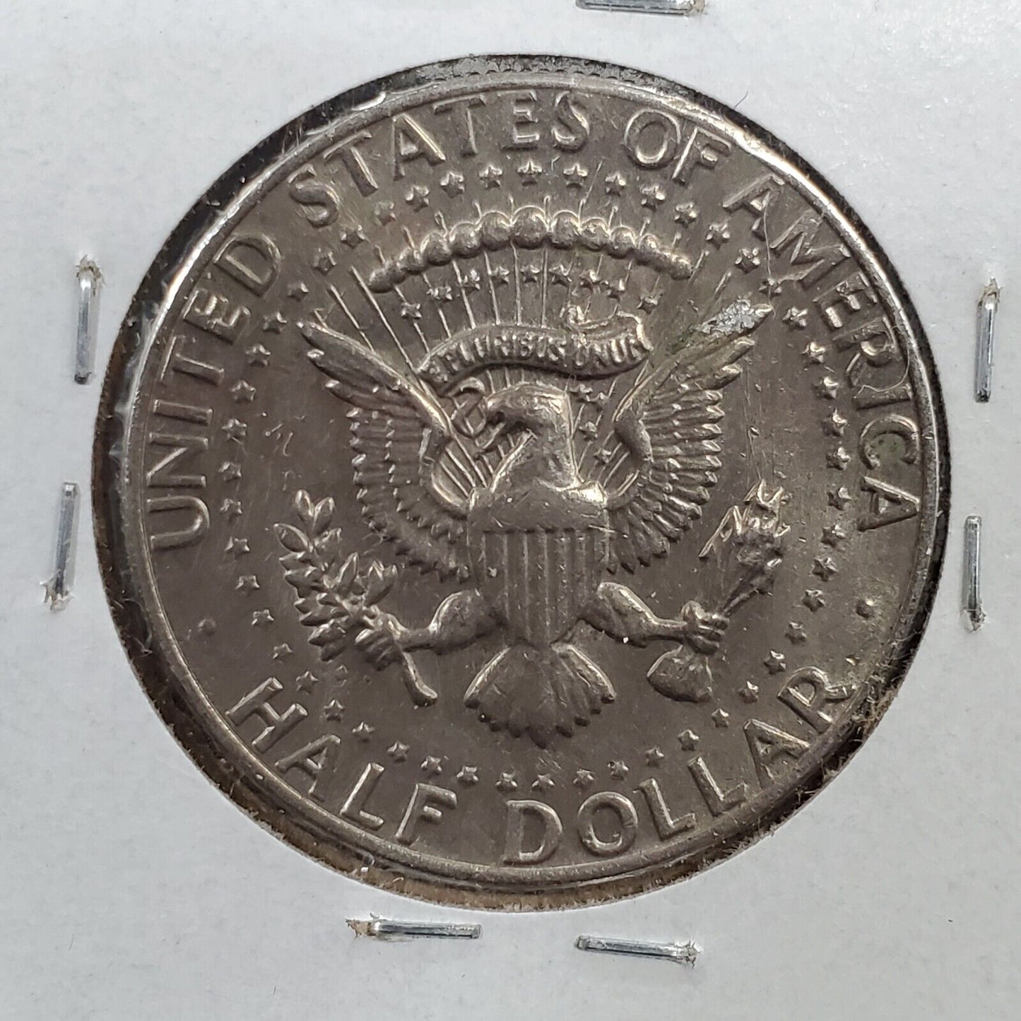 1982 P 50c Kennedy Clad Half Dollar No FG FS-901 Missing Design Initials Variety