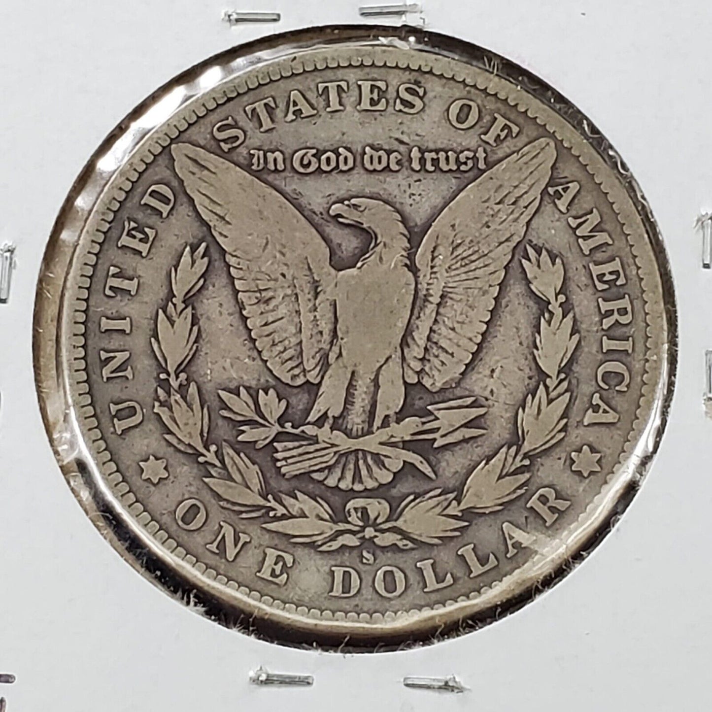 1896 S $1 Morgan Eagle Silver Dollar Coin Choice VG Very Good / Fine