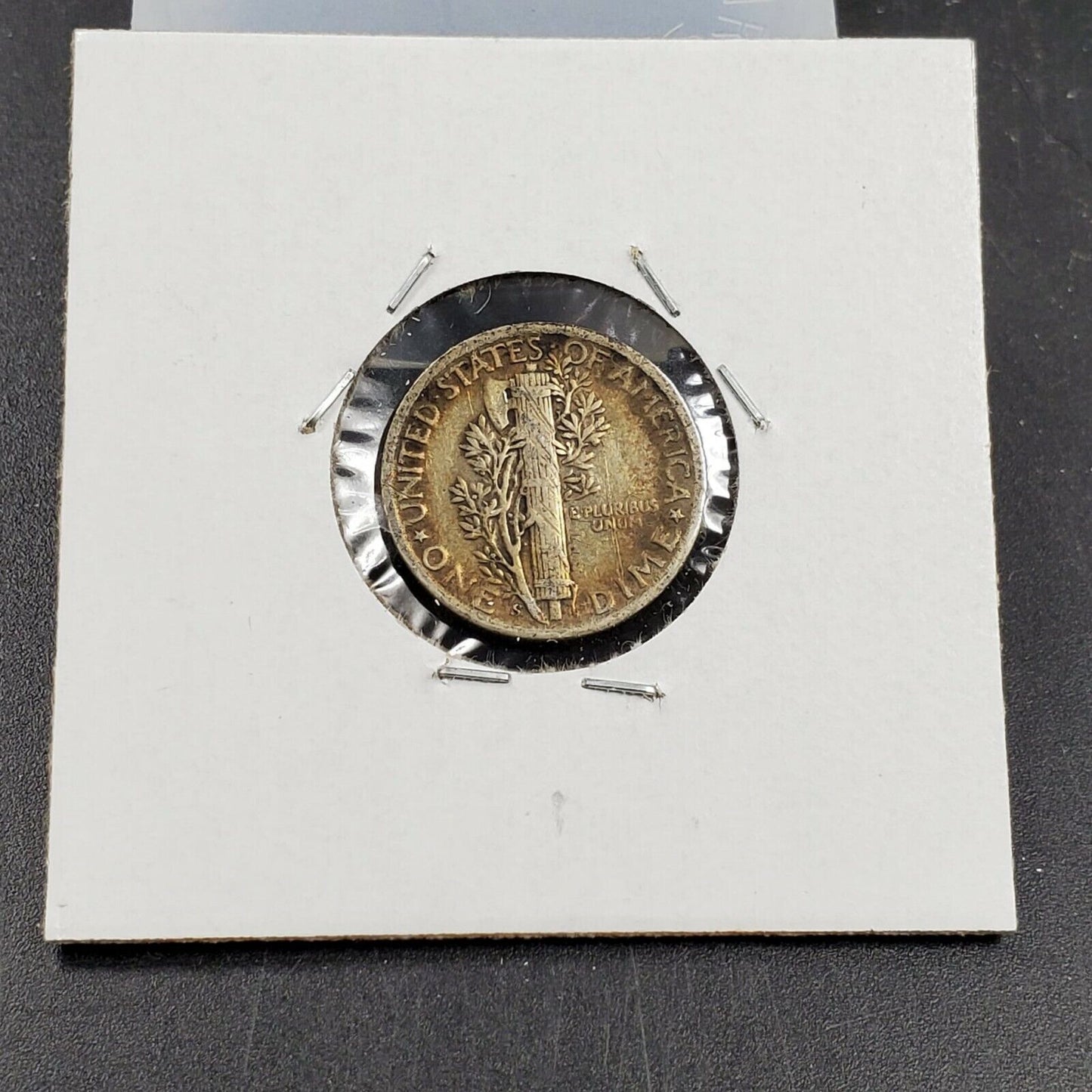 1945 S Mercury Silver Dime Coin Choice VF Very Fine Nice Toning Toner WW2 ERA