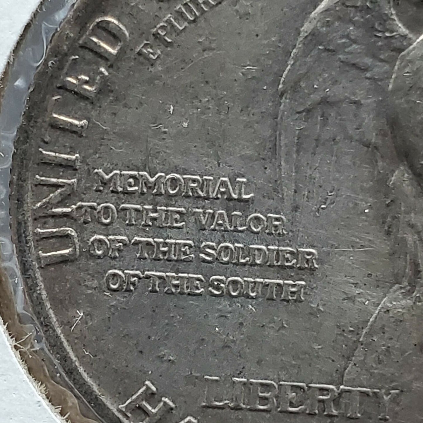 1925 Stone Mountain Classic Commem Silver Half Dollar DDR Double Die Variety XF