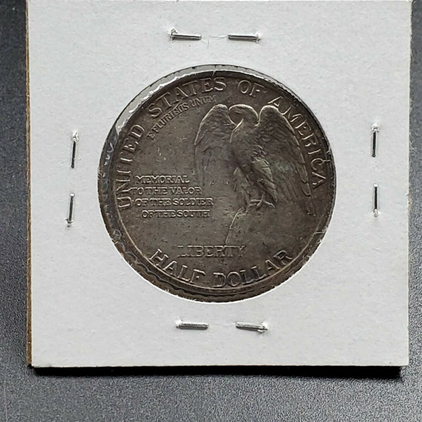 1925 Stone Mountain Classic Commem Silver Half Dollar DDR Double Die Variety XF