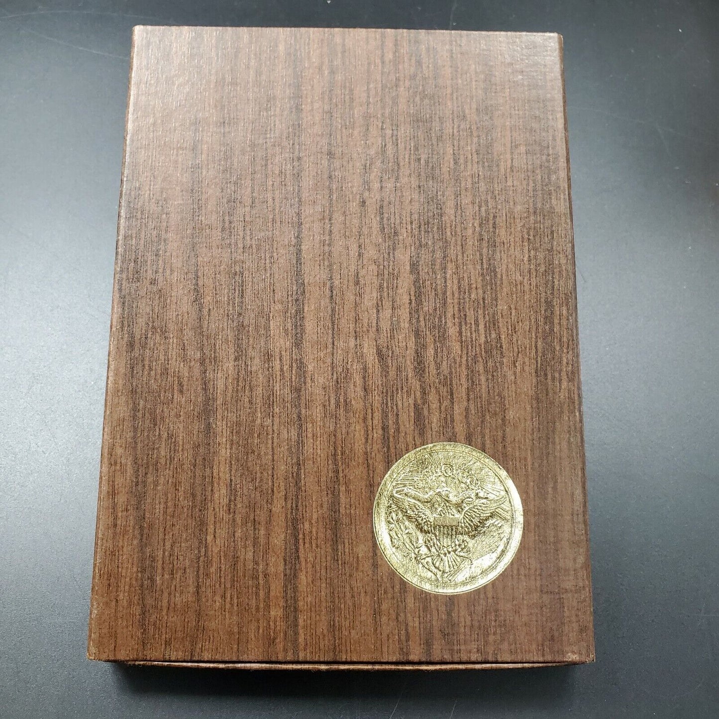 1974 S $1 Eisenhower Brown Ike 40% Proof Silver Dollar PQ Blue Toning DCAM