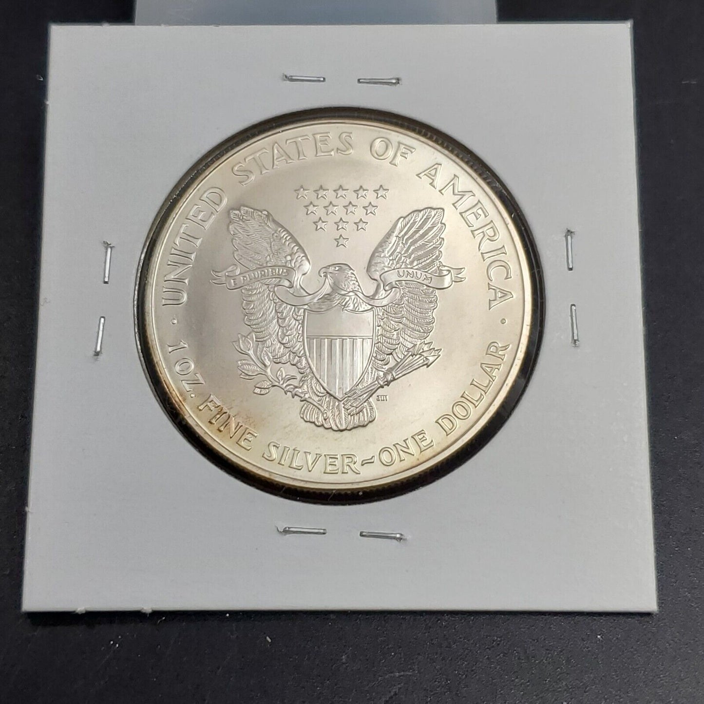 1995 1 OZ American Silver Eagle GEM UNC Nice Circle Toner Toning