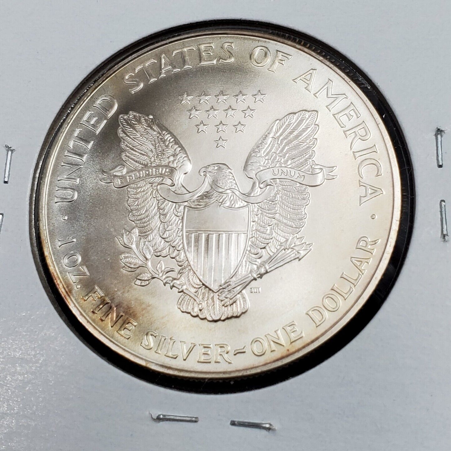 1995 1 OZ American Silver Eagle GEM UNC Nice Circle Toner Toning