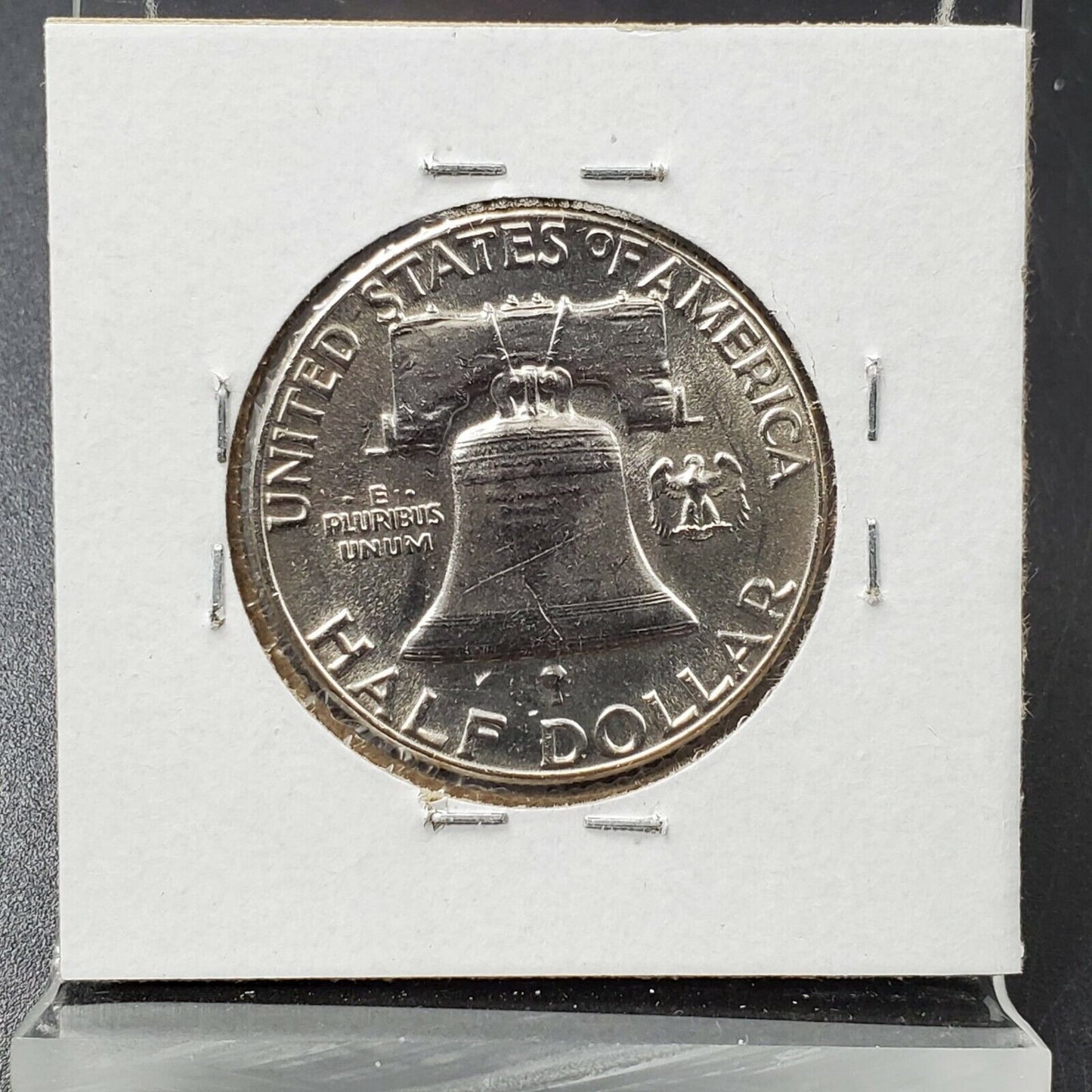 1955 P Franklin Silver Half Dollar Coin Choice BU UNC Bugs Bunny Variety FS-401