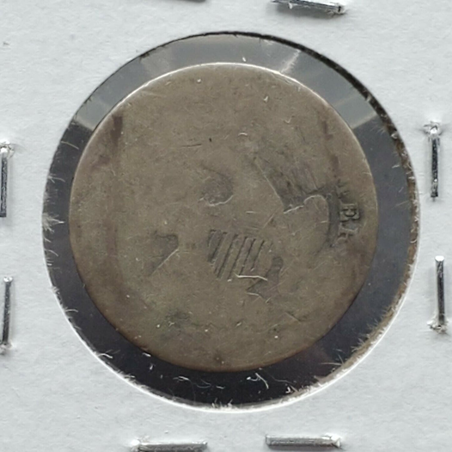 1834 P Small 4 Large Date Capped Bust Silver Dime Variety Coin AG ABOUT GOOD