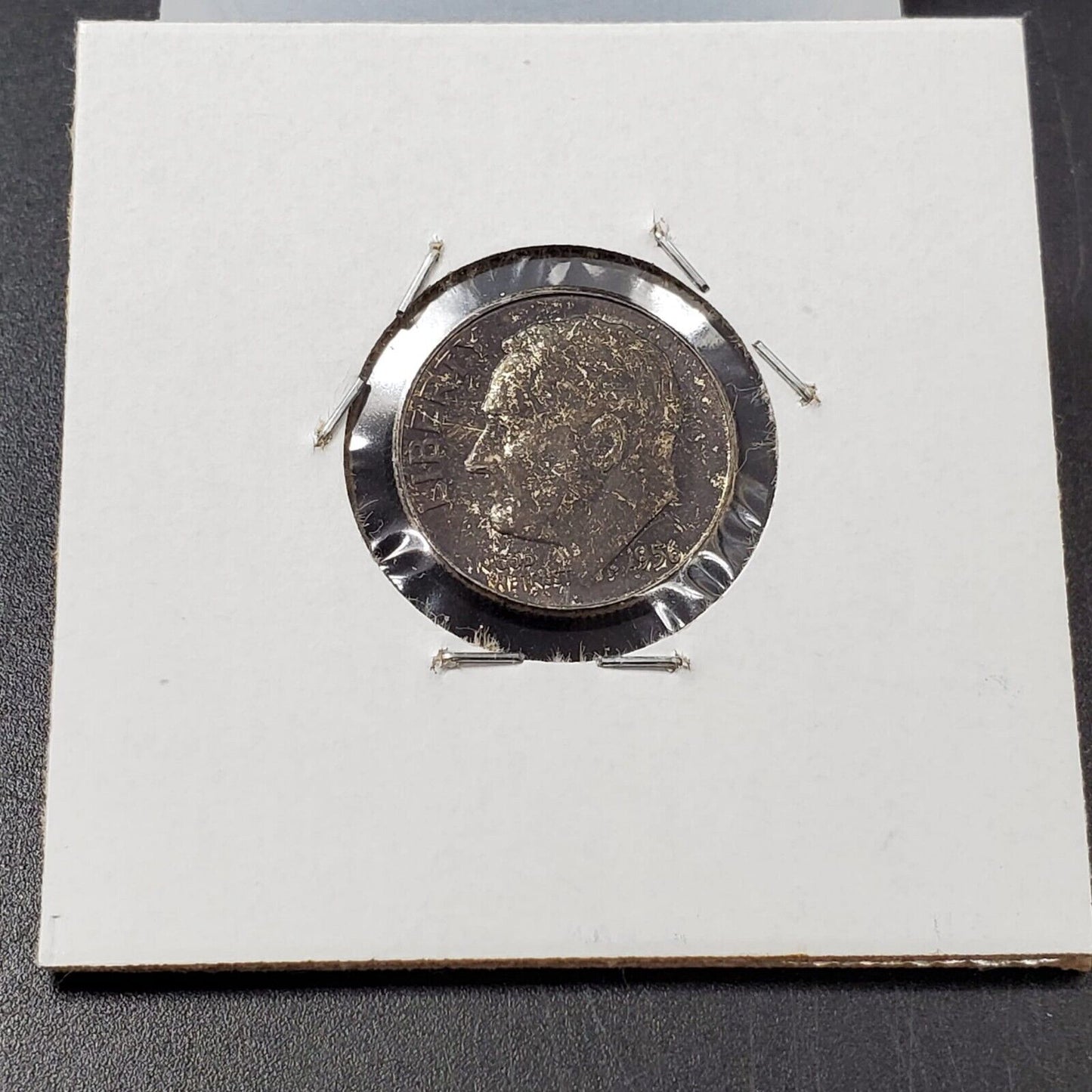 1956 P Roosevelt Silver Dime Coin Toning Toner BU UNC Mint Set Toner
