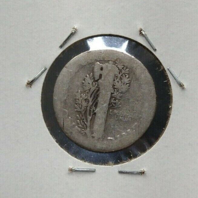 1921 P Mercury Silver Dime Coin AG About Good Circulated Philadelphia Key Date