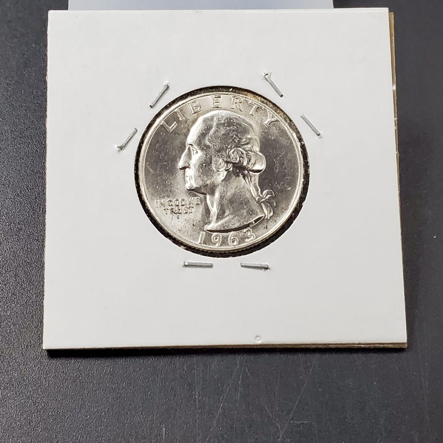 1963 P 25C Washington Quarter Silver Coin Choice BU Uncirculated Type B Reverse