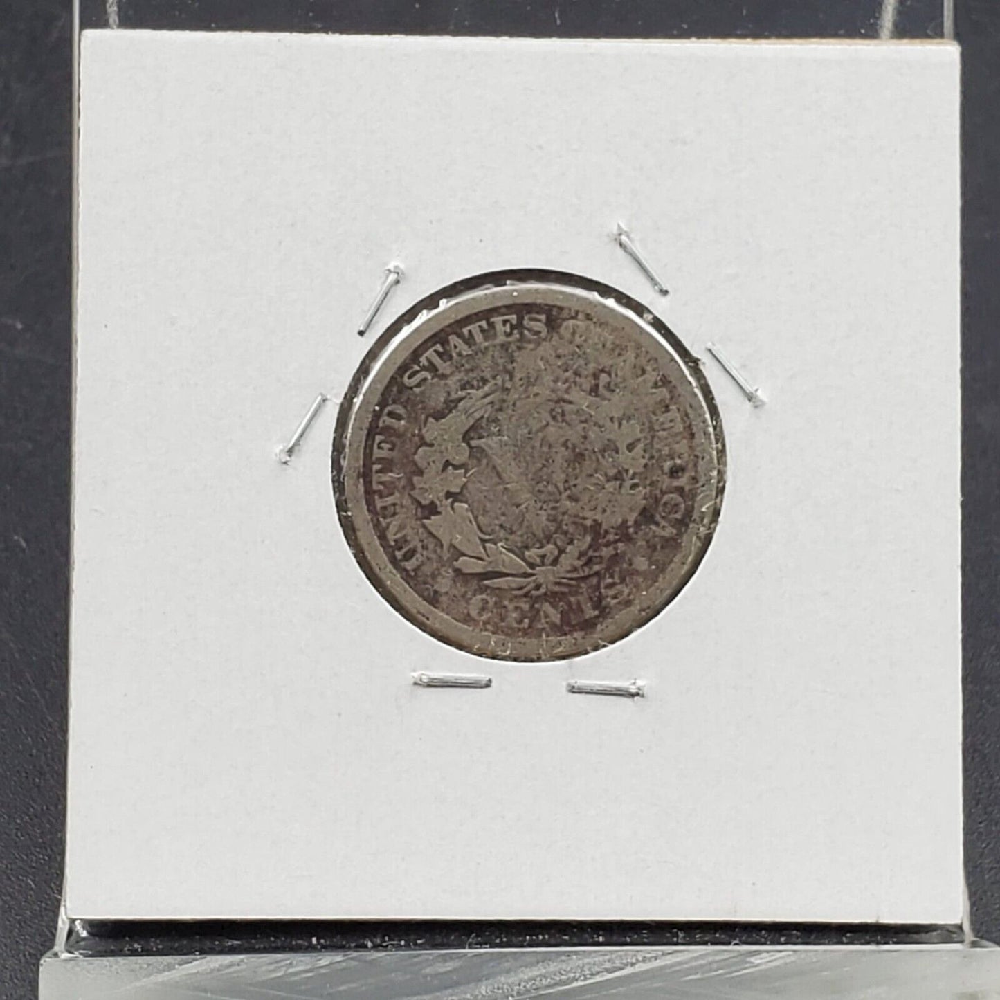 1883 With Cents Liberty V Nickel Variety Coin AG About Good Circ