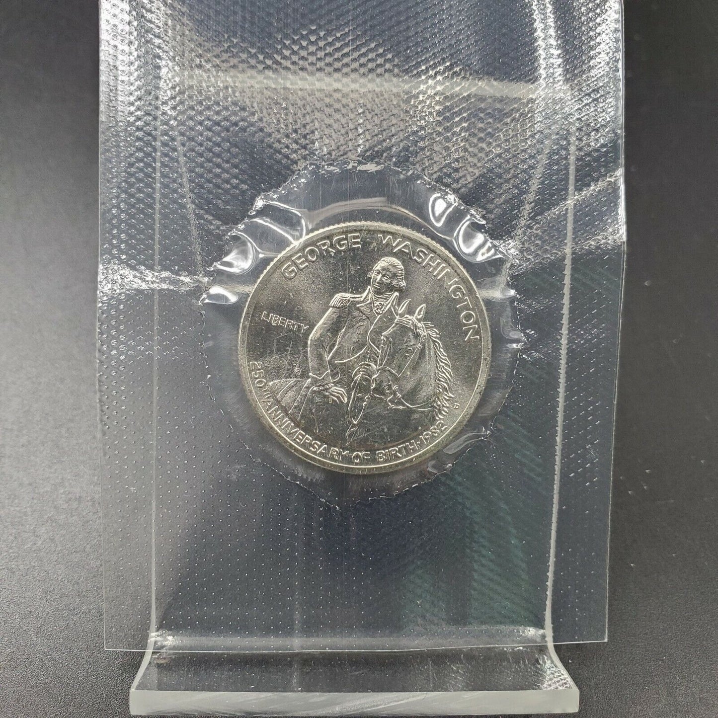 1982 D GEORGE WASHINGTON SILVER Commemorative HALF Dollar Coin OGP BOX COA BU