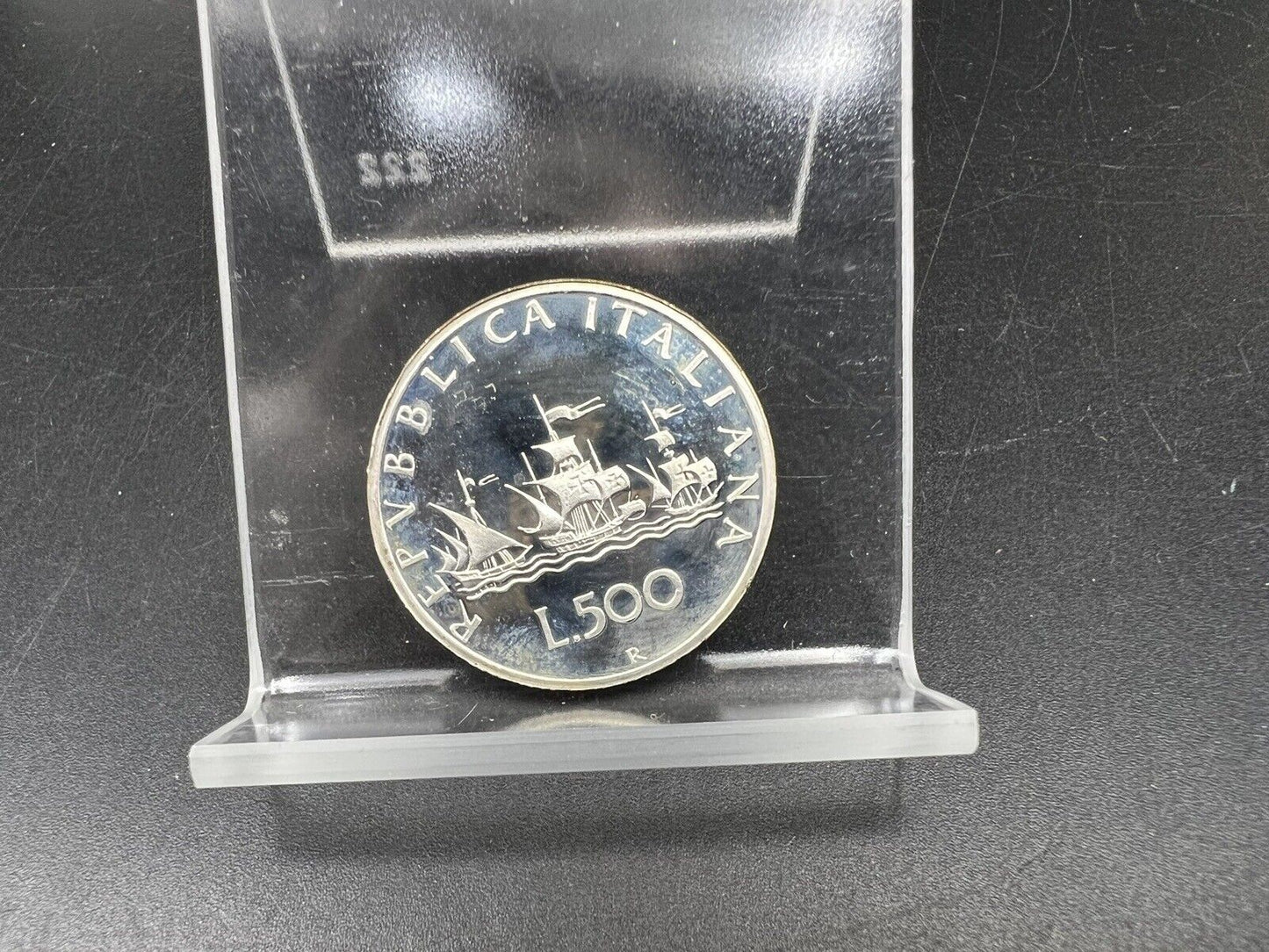 1993 500 Lire Caravelle Gem Proof Silver Italy Coin
