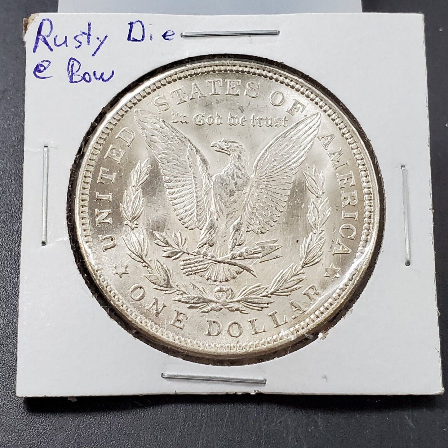 1921 P $1 Morgan Silver Dollar Coin Choice BU Rusty Die Reverse VAM Variety