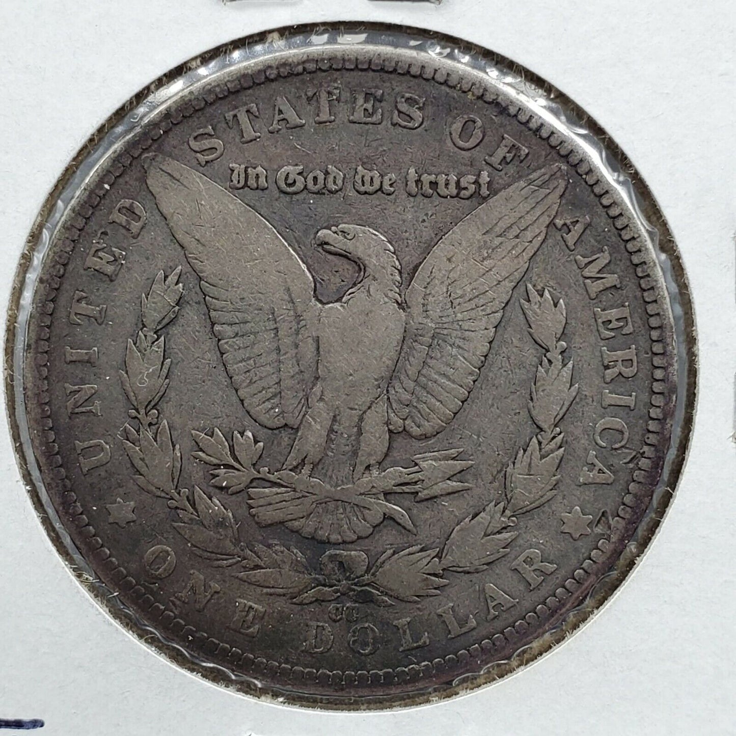 1891 CC Morgan Eagle Dollar Coin Fine Circ Carson City Mint
