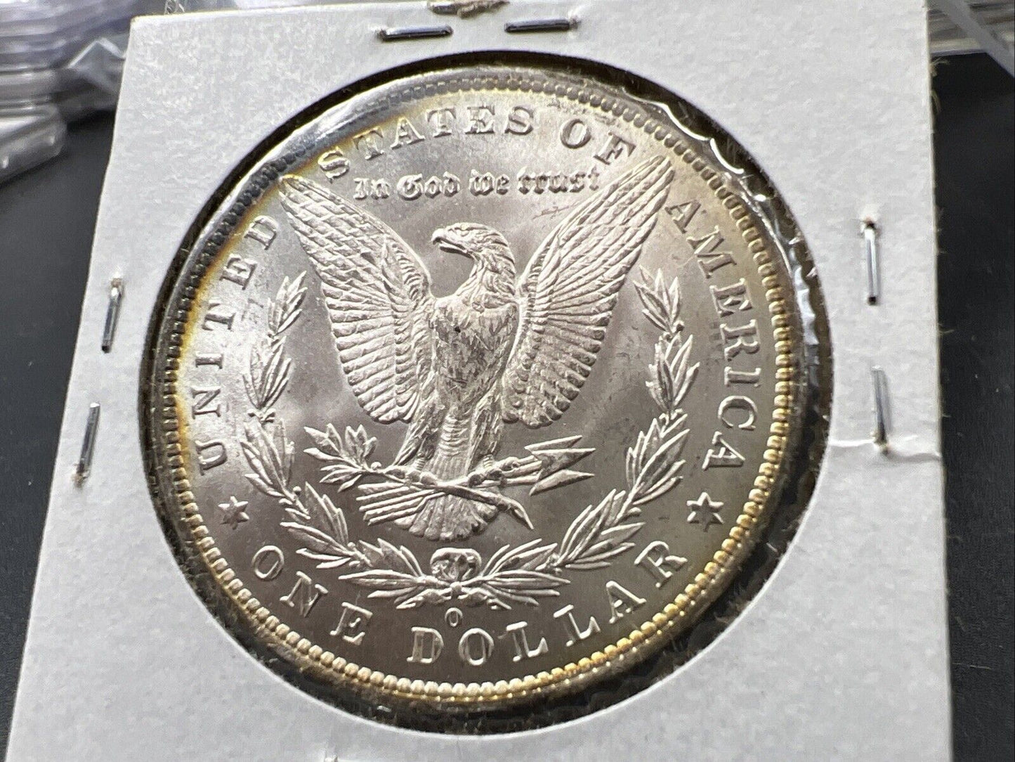 1885 O $1 Morgan Silver Dollar Coin Choice BU UNC Nice Toning Toner