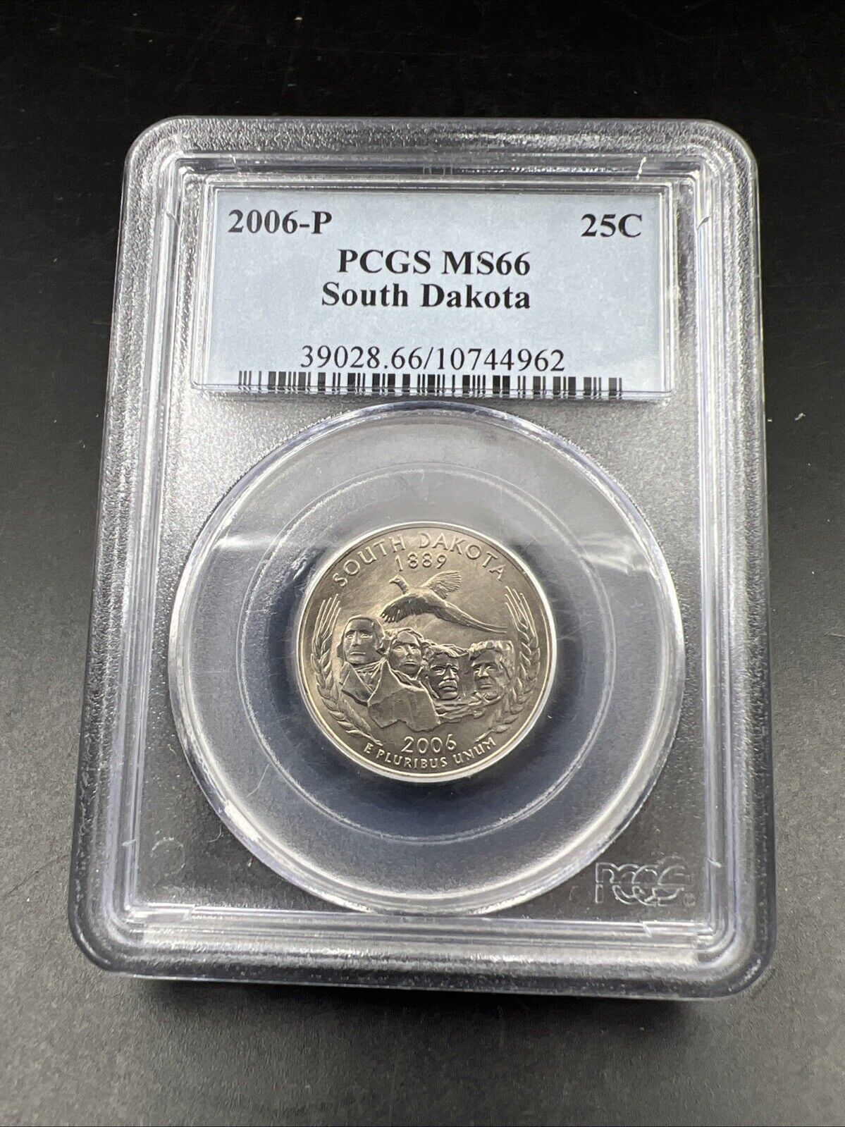 2006 P 25c South Dakota State Hood Quarter PCGS MS66