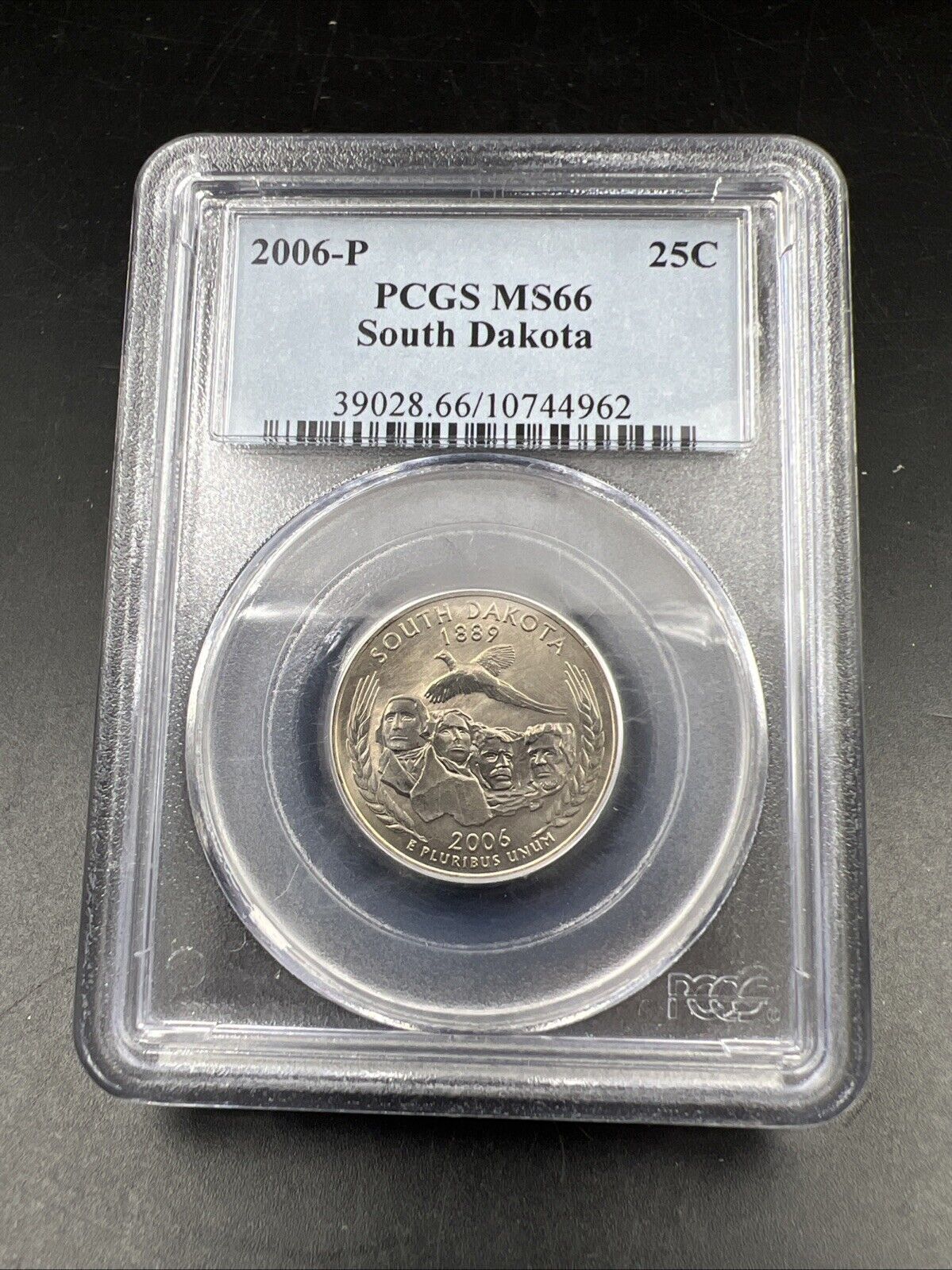 2006 P 25c South Dakota State Hood Quarter PCGS MS66