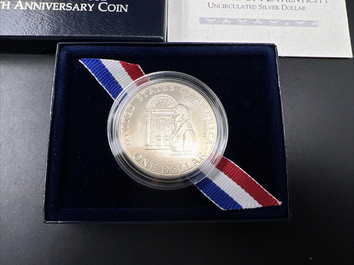 1992 The White House 200th Anniversary Silver Dollar Coin BU UNC OGP