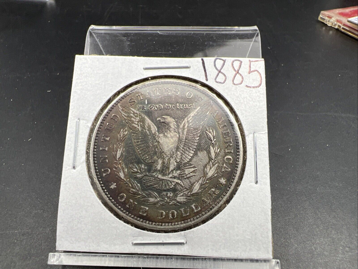 1885 P $1 Morgan Silver Dollar Coin Choice EF XF Extra Fine Neat Toning Toner