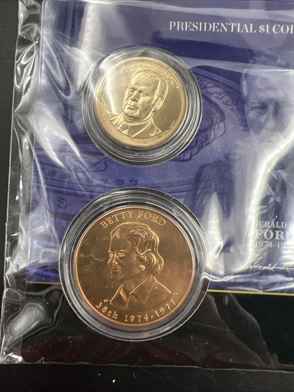 2016 Gerald & Betty Ford First Spouse $1 Presidential Coin & Medal Set OGP