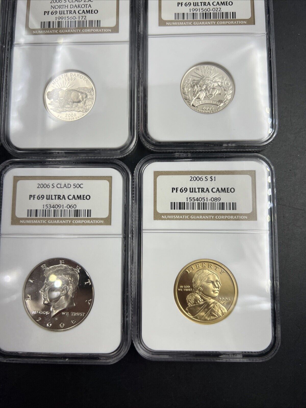 2006 S Complete 10 Coin Clad Proof Set NGC Graded PF69 UCAM Brown Label