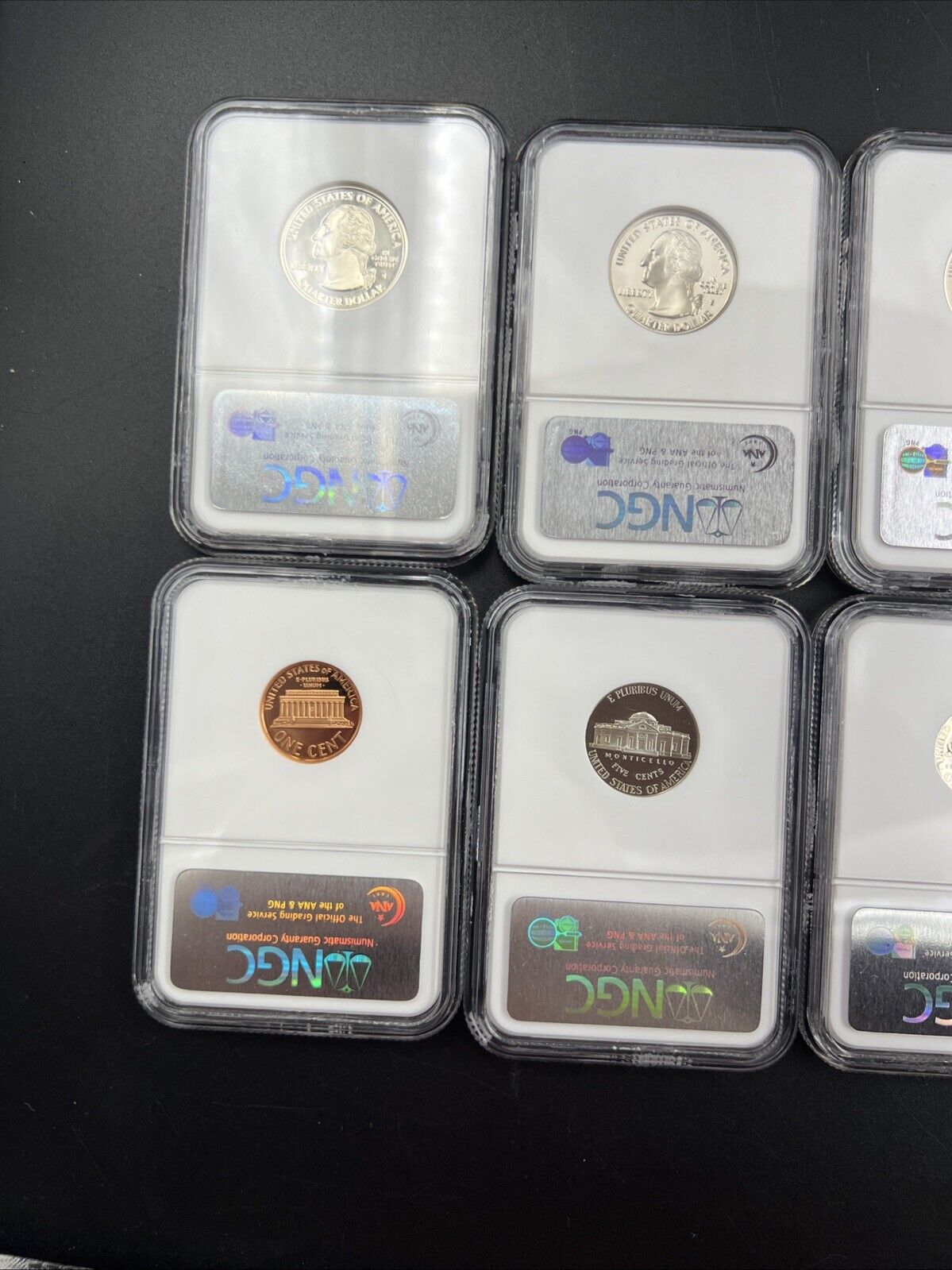2006 S Complete 10 Coin Clad Proof Set NGC Graded PF69 UCAM Brown Label
