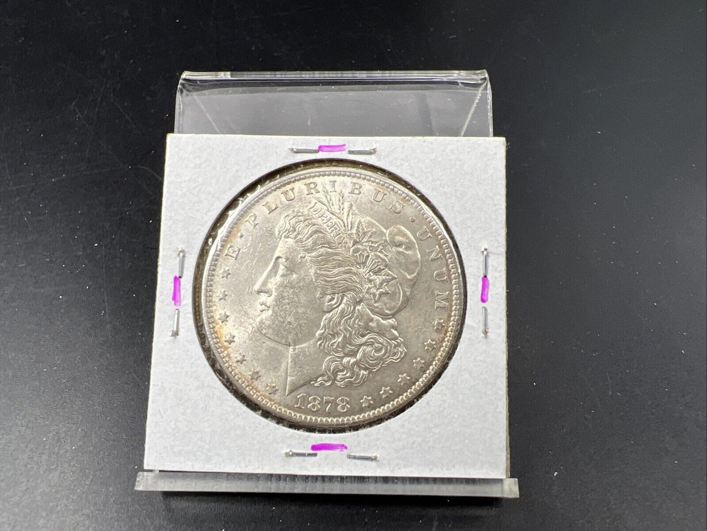 1878 P $1 Morgan Dollar Coin Choice AU About UNC VAM 195 Washed out D Variety