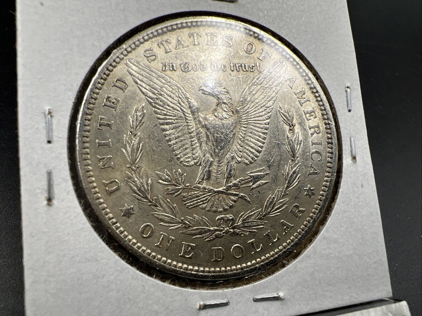 1880 P $1 Morgan Silver Dollar AU About UNC Nice Original Toning Toner
