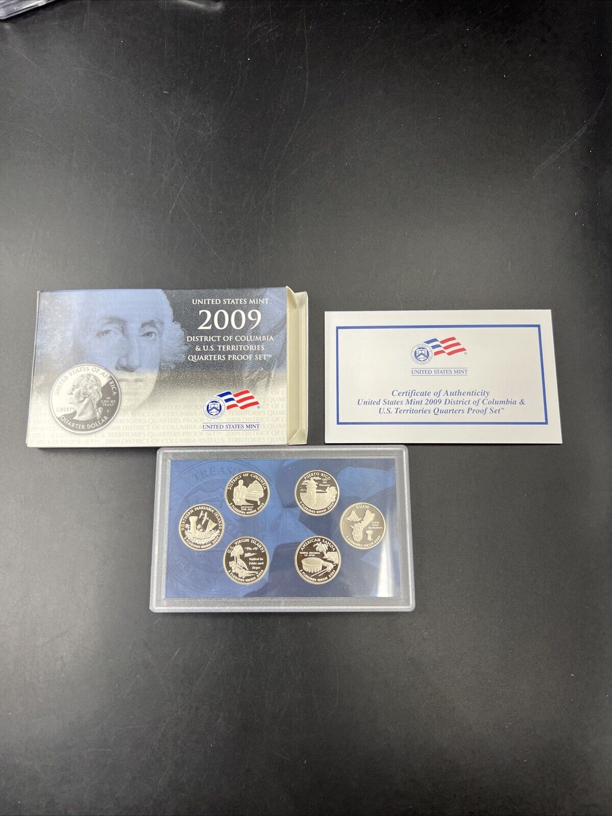 2009 S US Territories Copper Nickel Gem Proof 6 Coin Mint Set OGP
