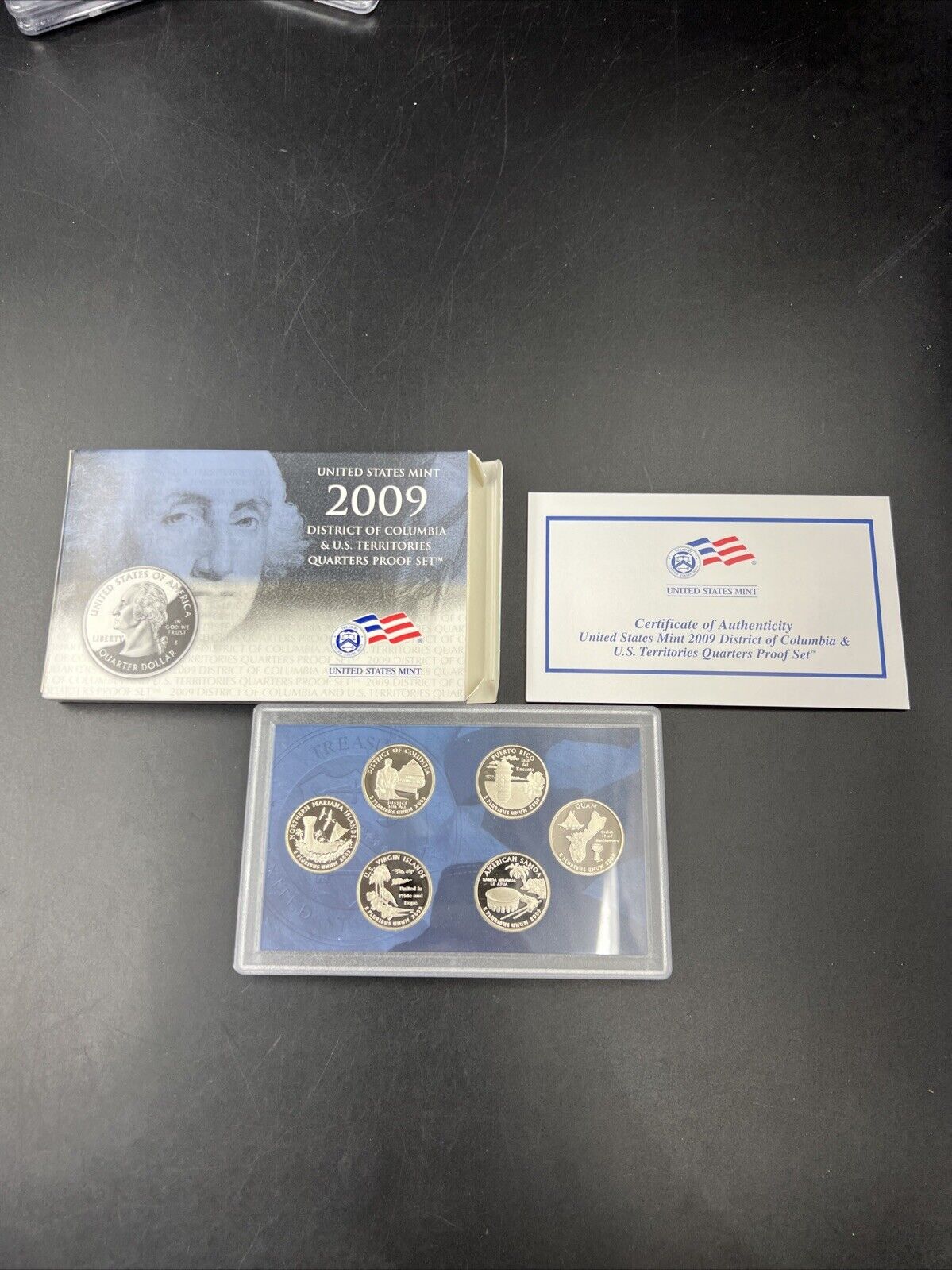 2009 S US Territories Copper Nickel Gem Proof 6 Coin Mint Set OGP