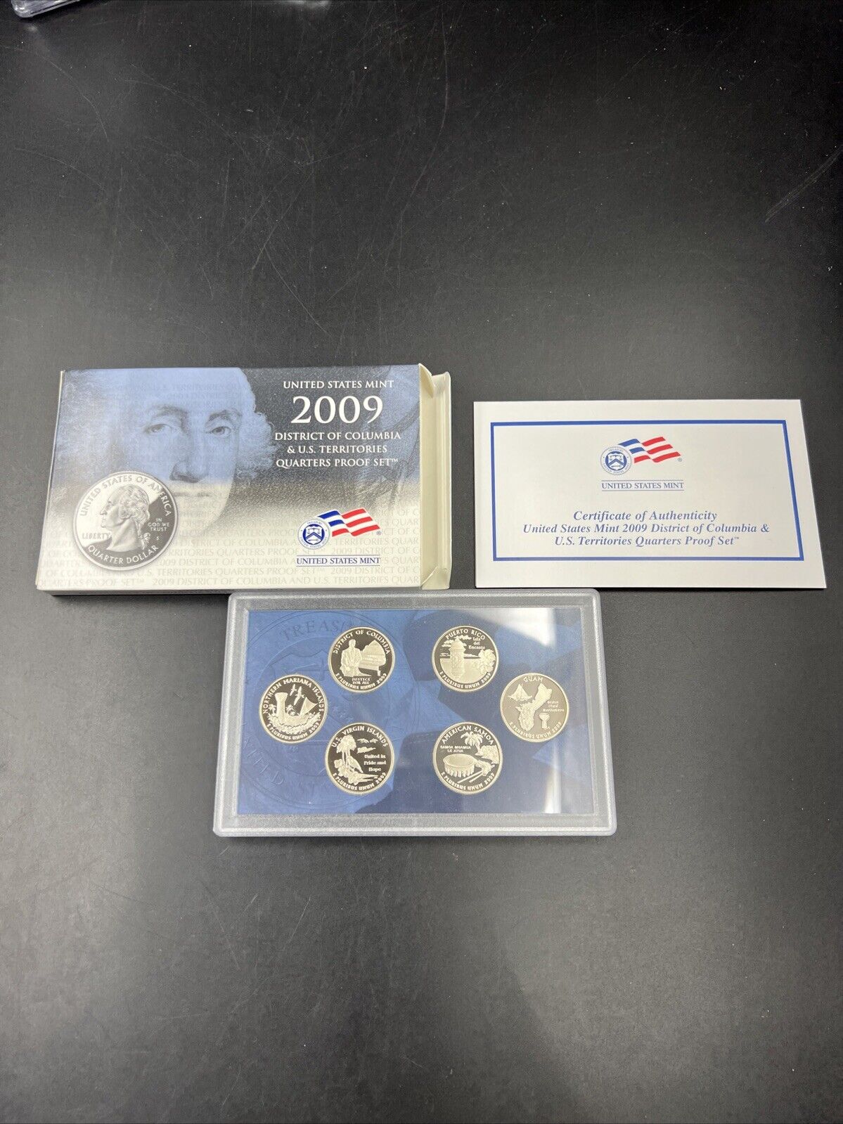 2009 S US Territories Copper Nickel Gem Proof 6 Coin Mint Set OGP
