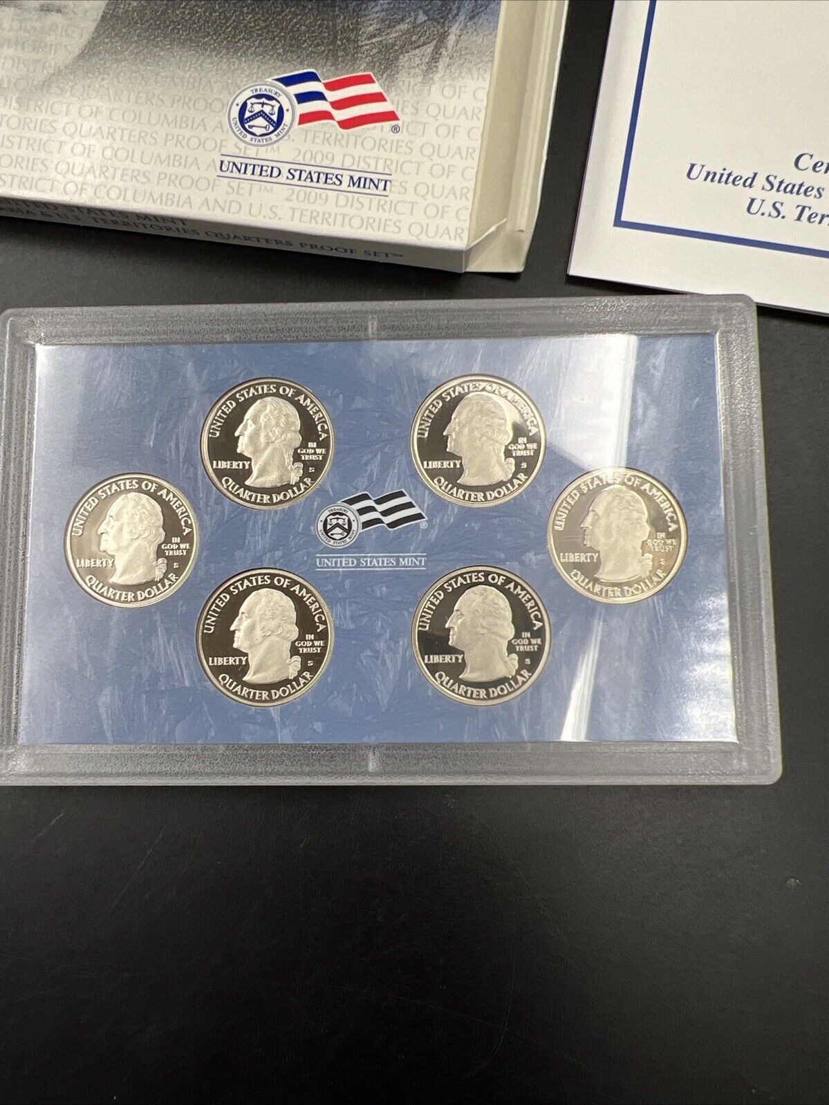 2009 S US Territories Copper Nickel Gem Proof 6 Coin Mint Set OGP