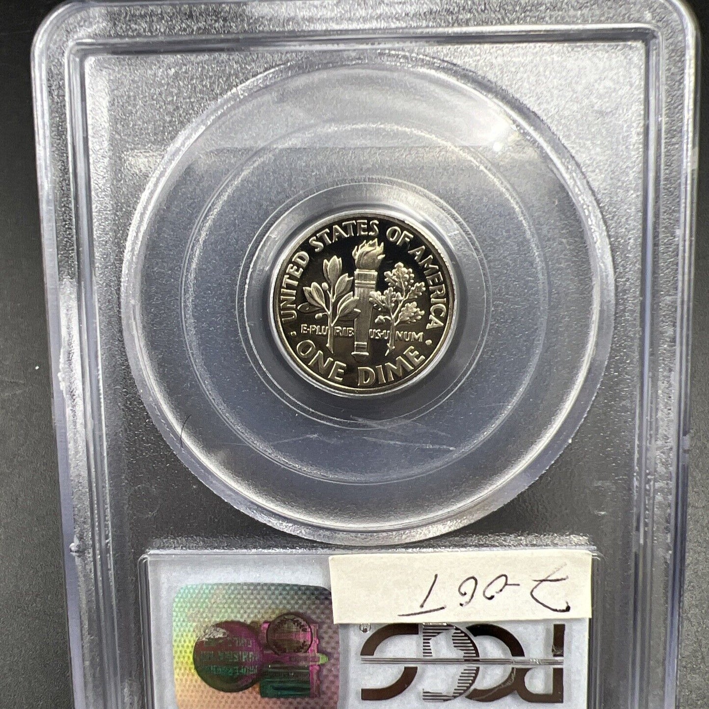 1993 S Roosevelt Proof Clad Dime Coin PCGS PR69 DCAM #898