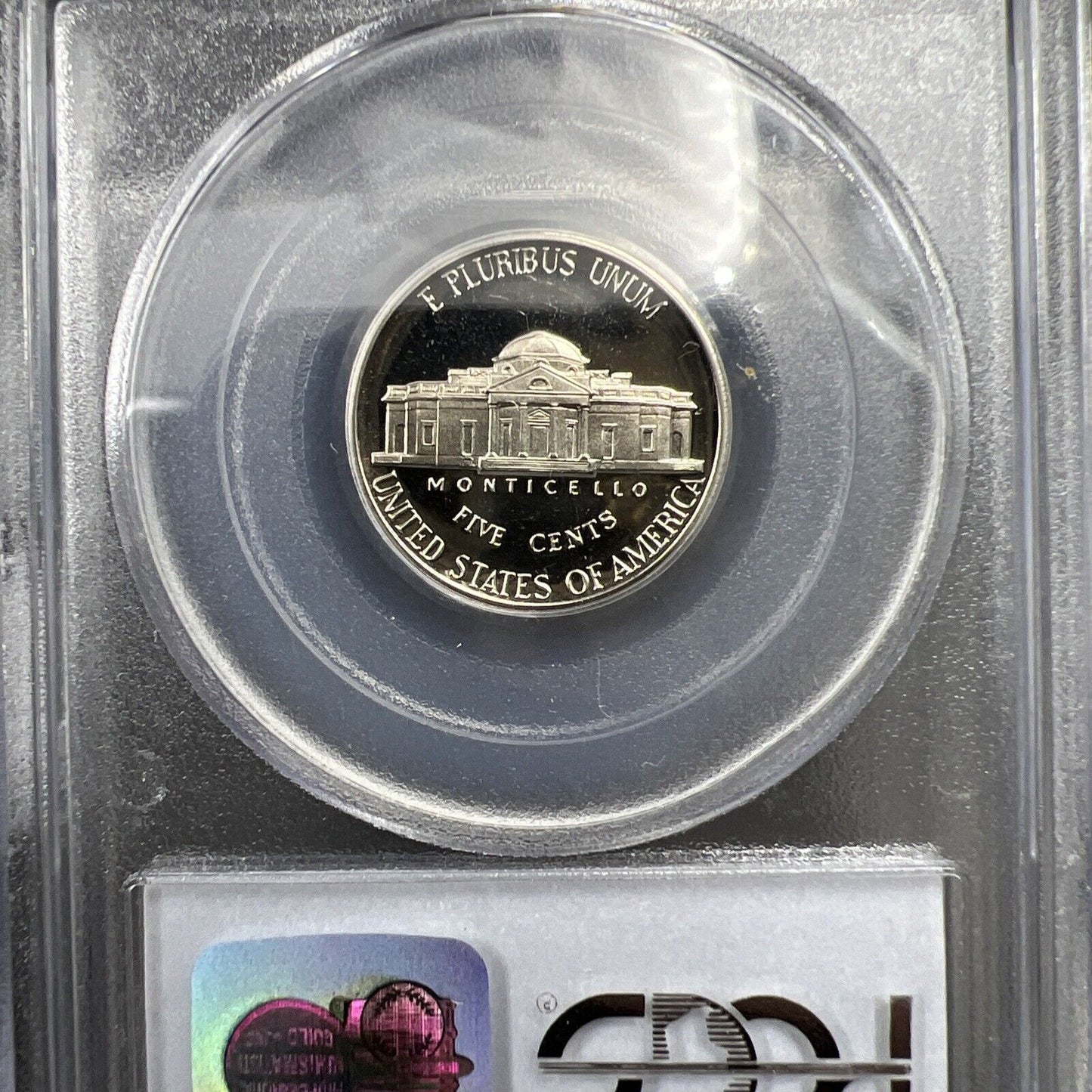 1986 S 5c Jefferson Nickel PCGS PR69 Gem Proof Certified #660