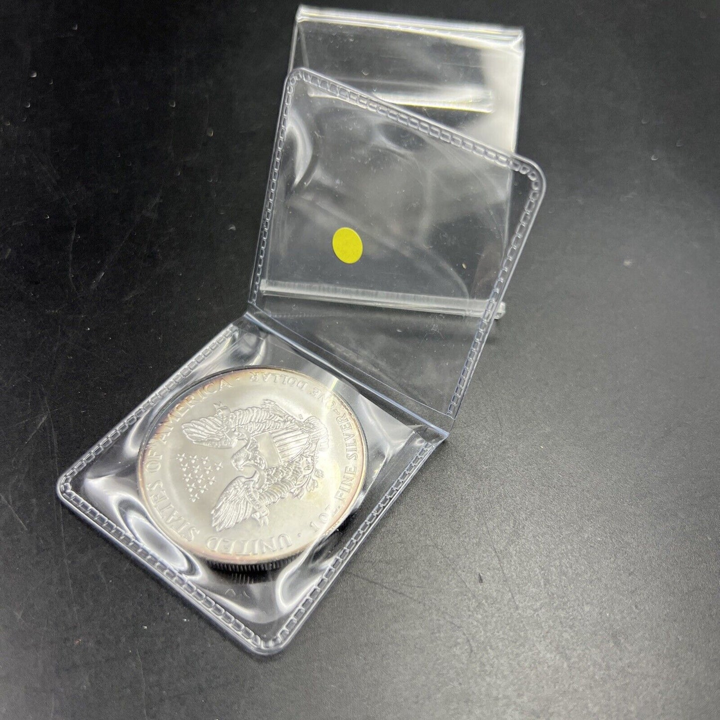2000 1 Oz ASE American Millennium Silver Eagle Coin Gem BU UNC Nice Toning Toner