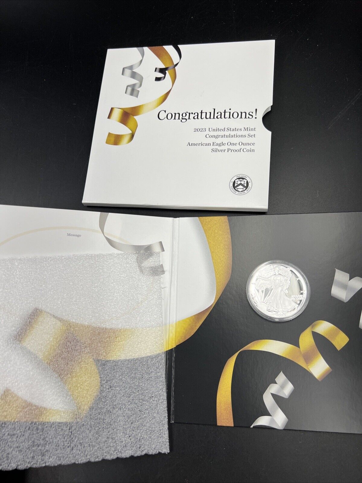 2023 United States Mint Congratulations Set $1 American Proof Silver Eagle #B