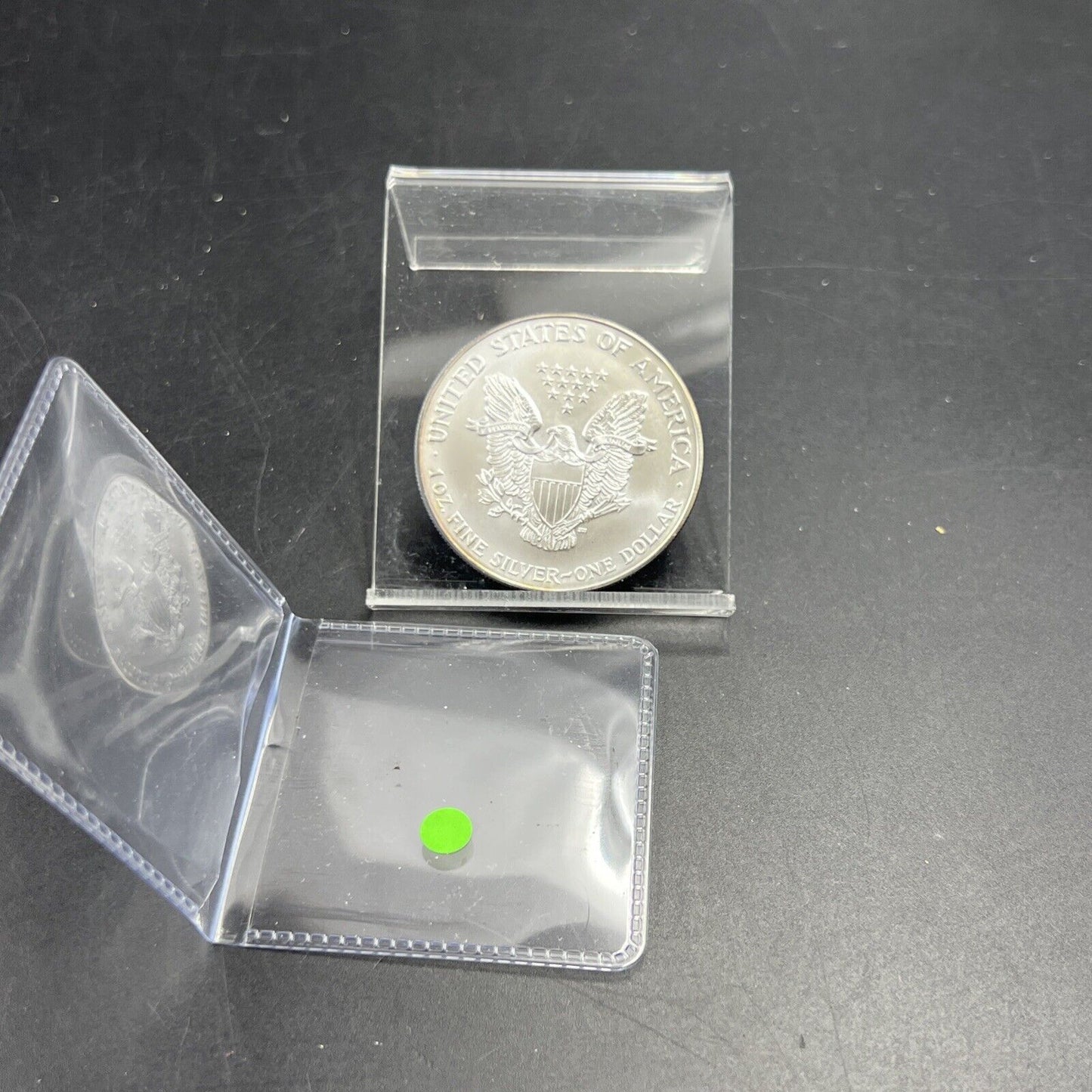 1998 1 Oz ASE American Silver Eagle Coin Gem BU UNC Neat Nice Toning Toner