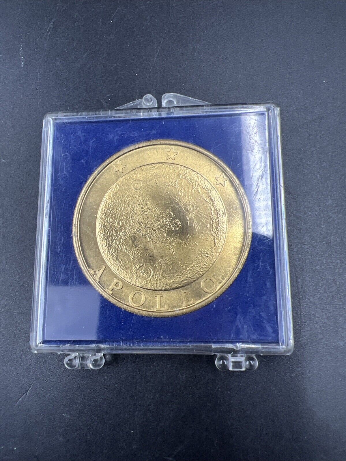 Apollo Commemorative Medal Armstrong Collins Aldrin First Manned Lunar Landing