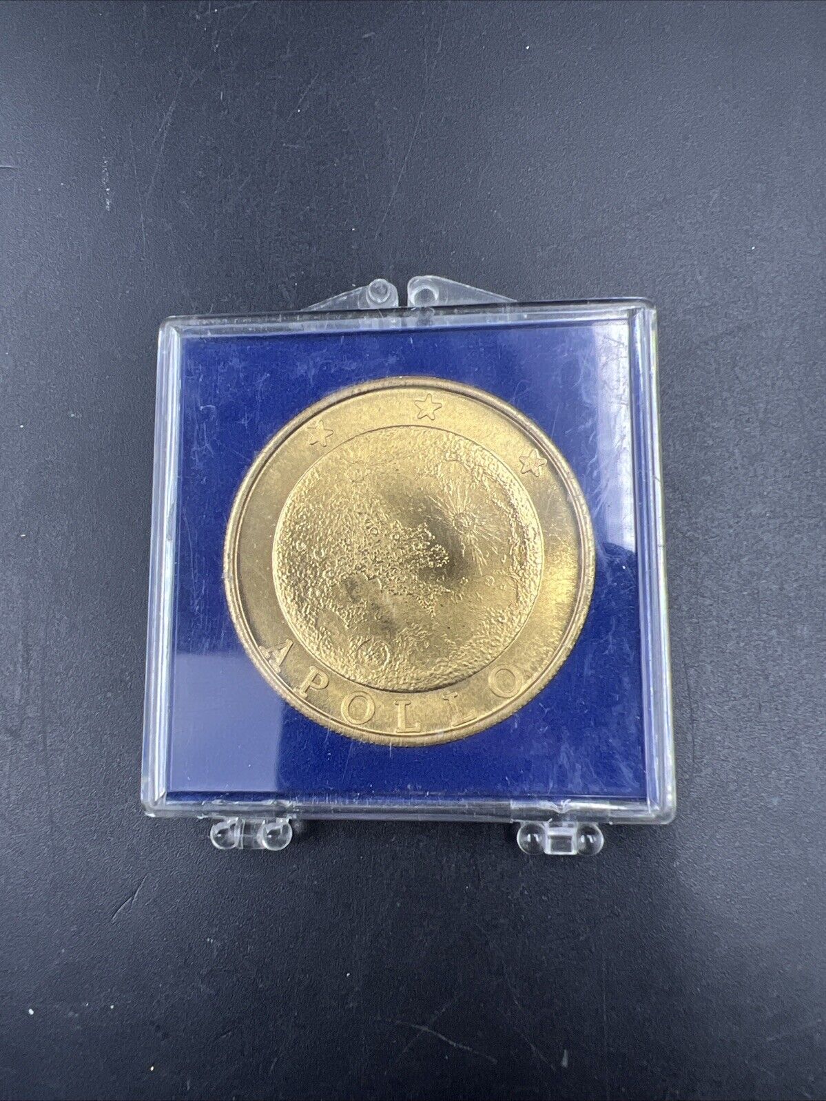 Apollo Commemorative Medal Armstrong Collins Aldrin First Manned Lunar Landing