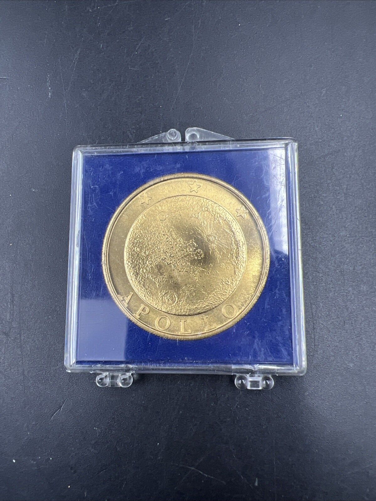 Apollo Commemorative Medal Armstrong Collins Aldrin First Manned Lunar Landing