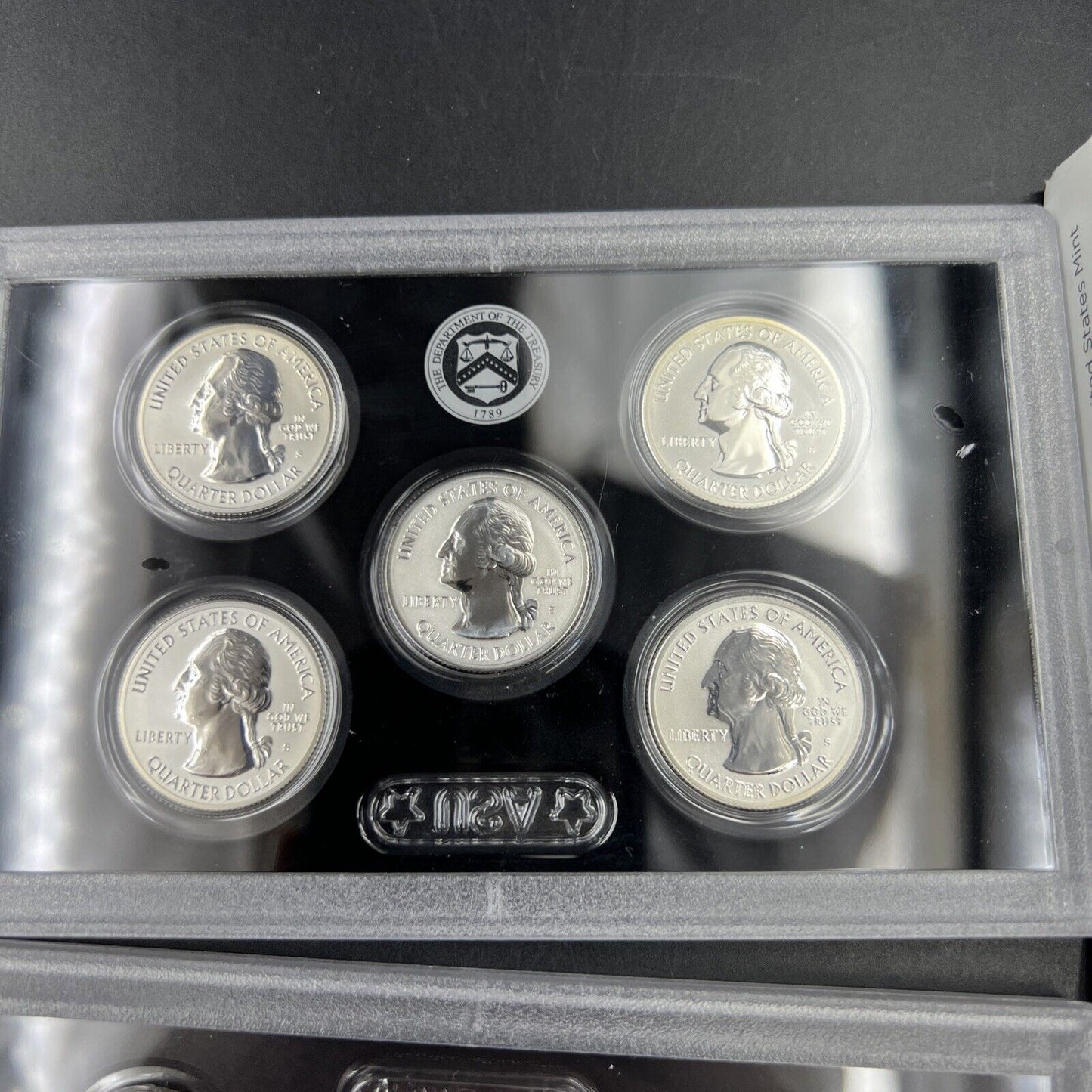 2018 Complete 10 Coin Reverse Proof Silver Set OGP US Mint