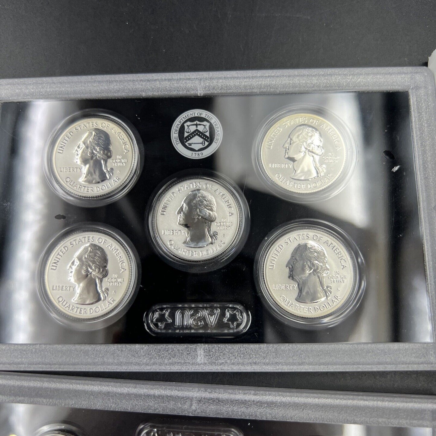2018 Complete 10 Coin Reverse Proof Silver Set OGP US Mint