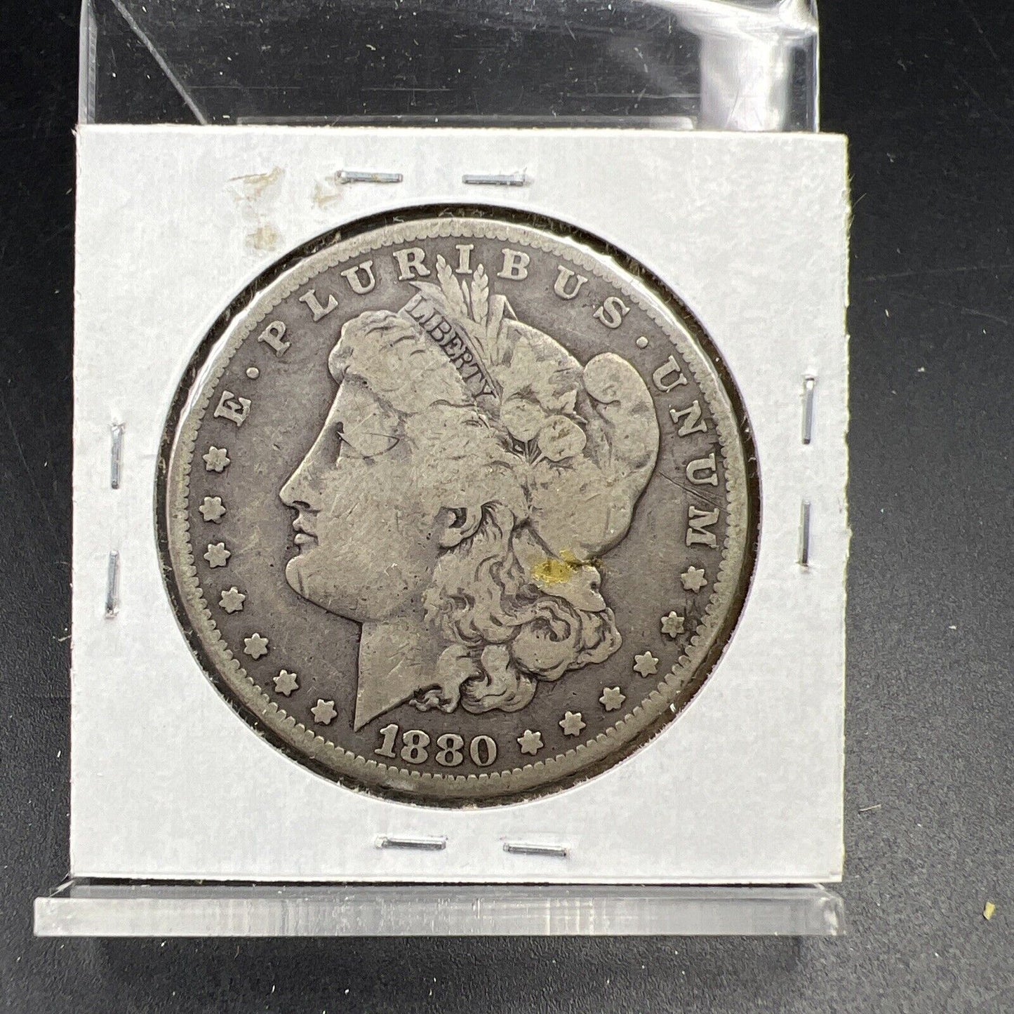 1880 O $1 Morgan Silver Dollar Coin Micro O VAM Variety VG Circ