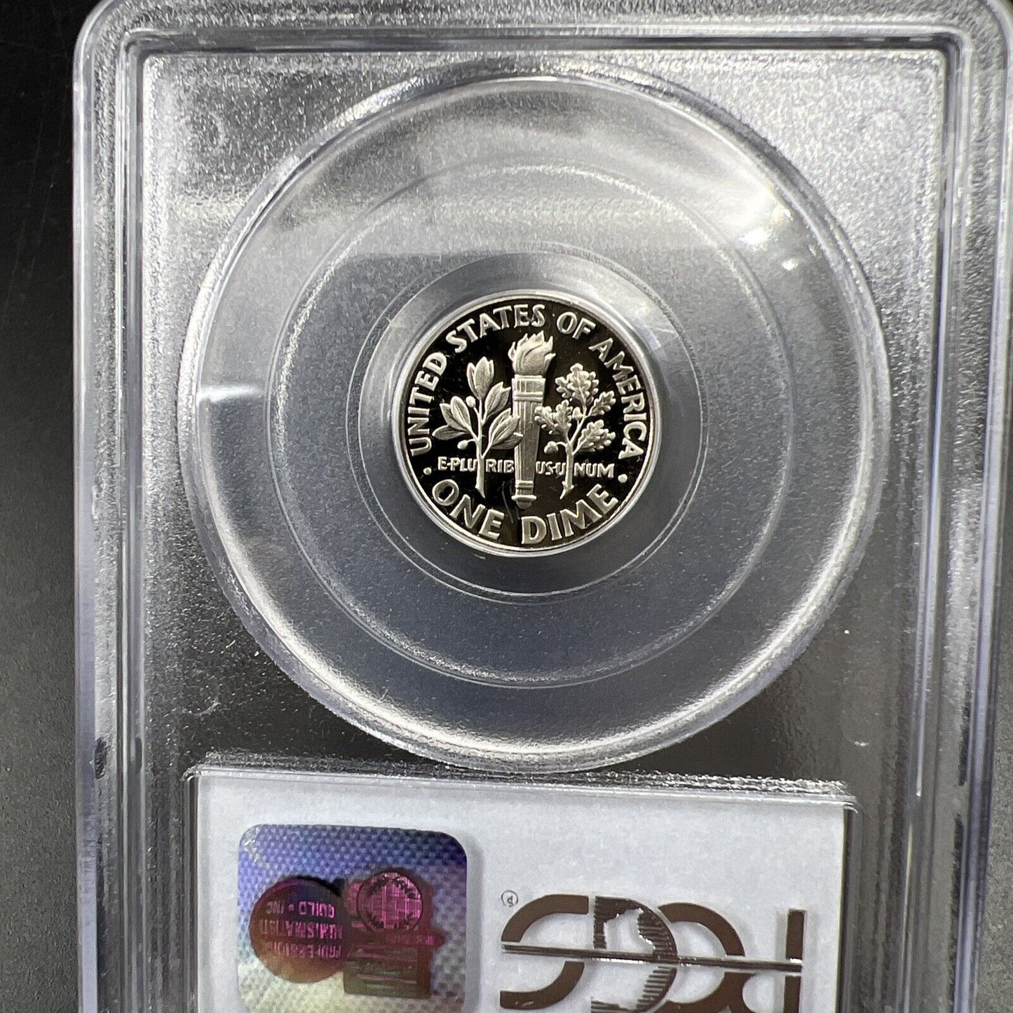 1994 S Roosevelt Proof Clad Dime Coin PCGS PR69 DCAM #380